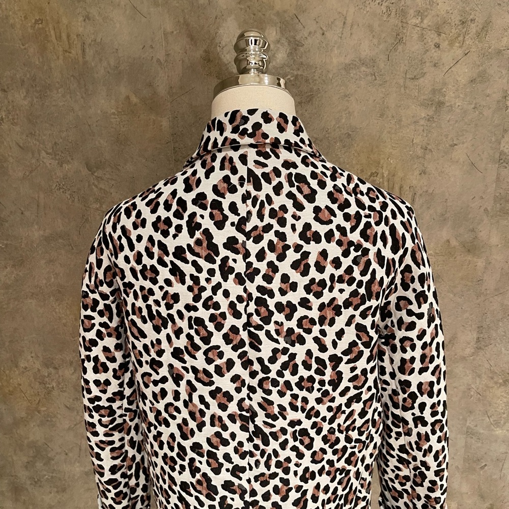 Gerard Darel Paris unlined animal print jacket/coat - Picture 4 of 8